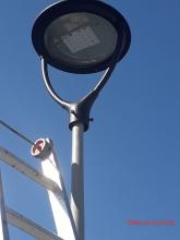 INSTALACION LUMINARIAS LED  VIA PUBLICA